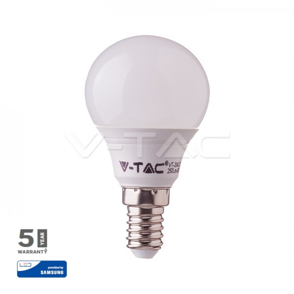 LED Λάμπα V-TAC E14 P45 4000K φυσικό λευκό 7W 600 lumens SAMSUNG CHIP 5 χρόνια εγγύηση 864 Thepowershop.gr